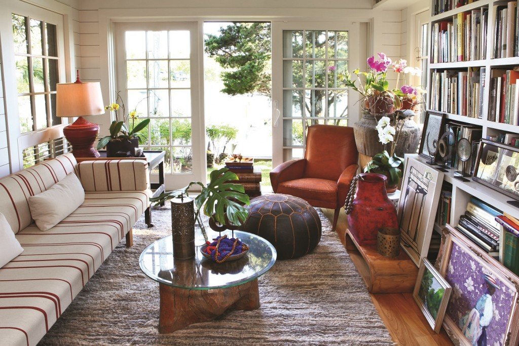 bohemian style living room