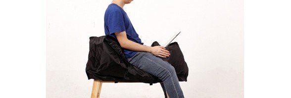 Şişirilebilen Sandalye: Holding-Breath Chair