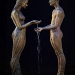 Skulptur Liebespaar von Malgorzata Chodakowska